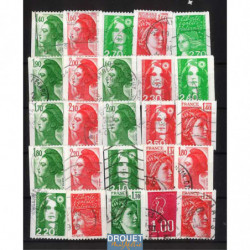 France timbres roulettes