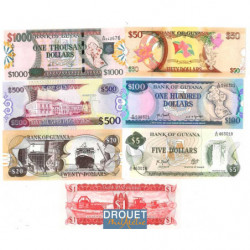 Guyane assortiment billets...