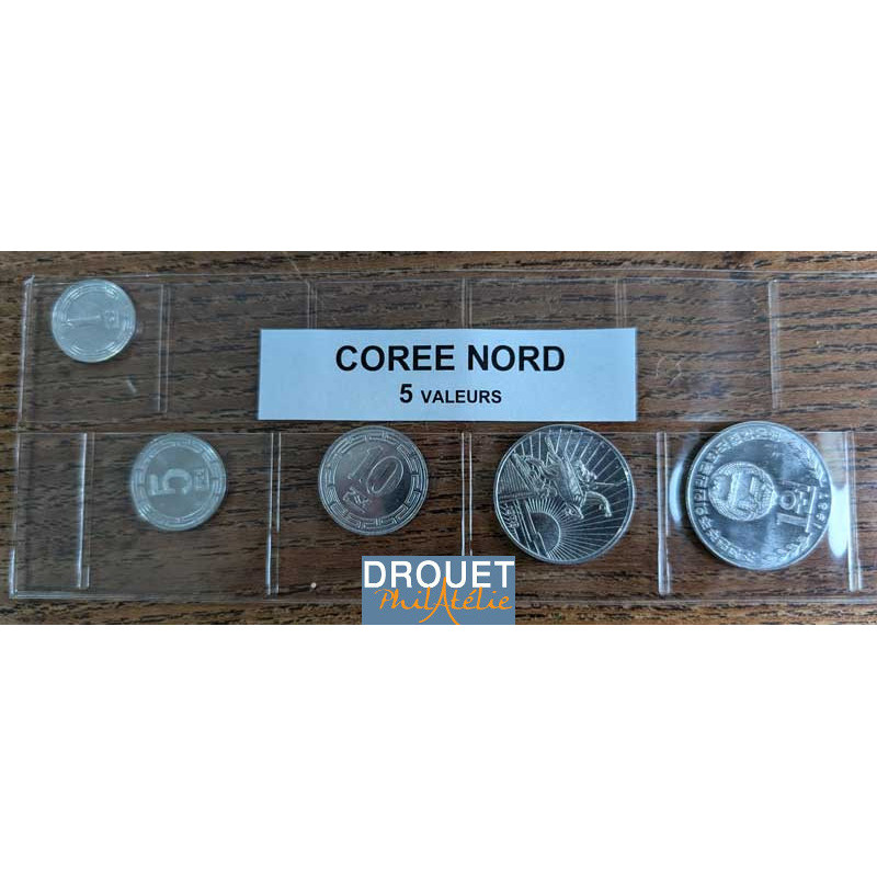 5 Pièces De Monnaie Différentes