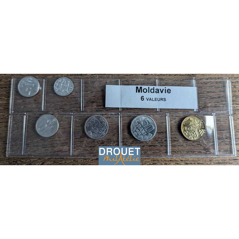 6 Pièces De Monnaie Différentes