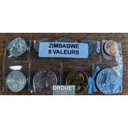 Zimbabwe assortiment pièces...